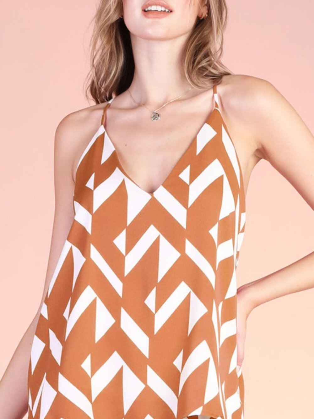 TYCHE Cami in Camel Color